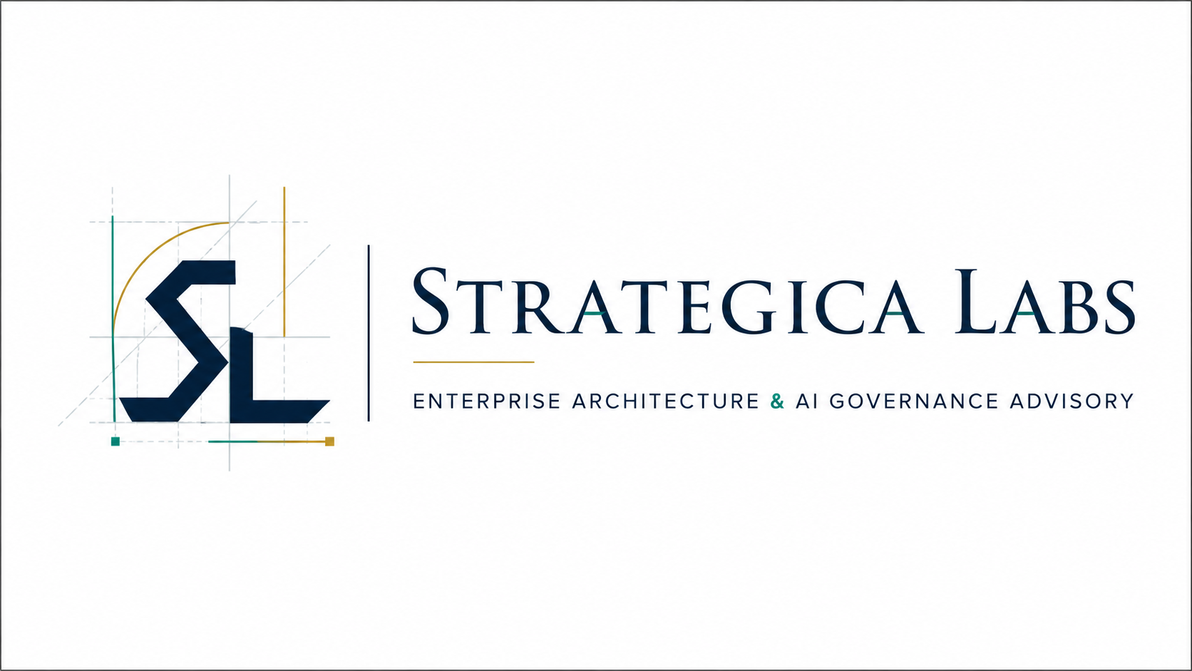 Strategica Labs logo concept